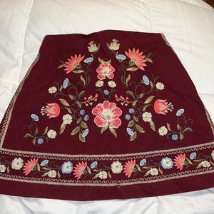 Francesca’s Embroidered Skirt